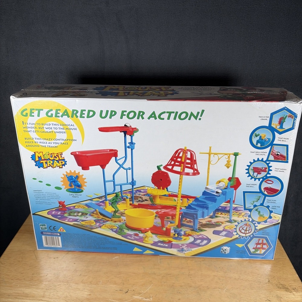 Vintage 2005 Milton Bradley Mouse Trap Board Game Brand New Sealed - Picture 3 of 4